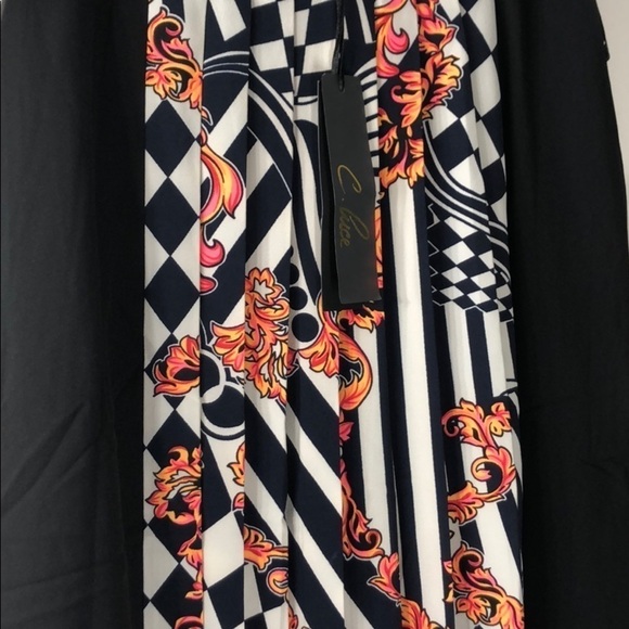 NWT C. Luce Pleated Maxi Skirt - Picture 7 of 7